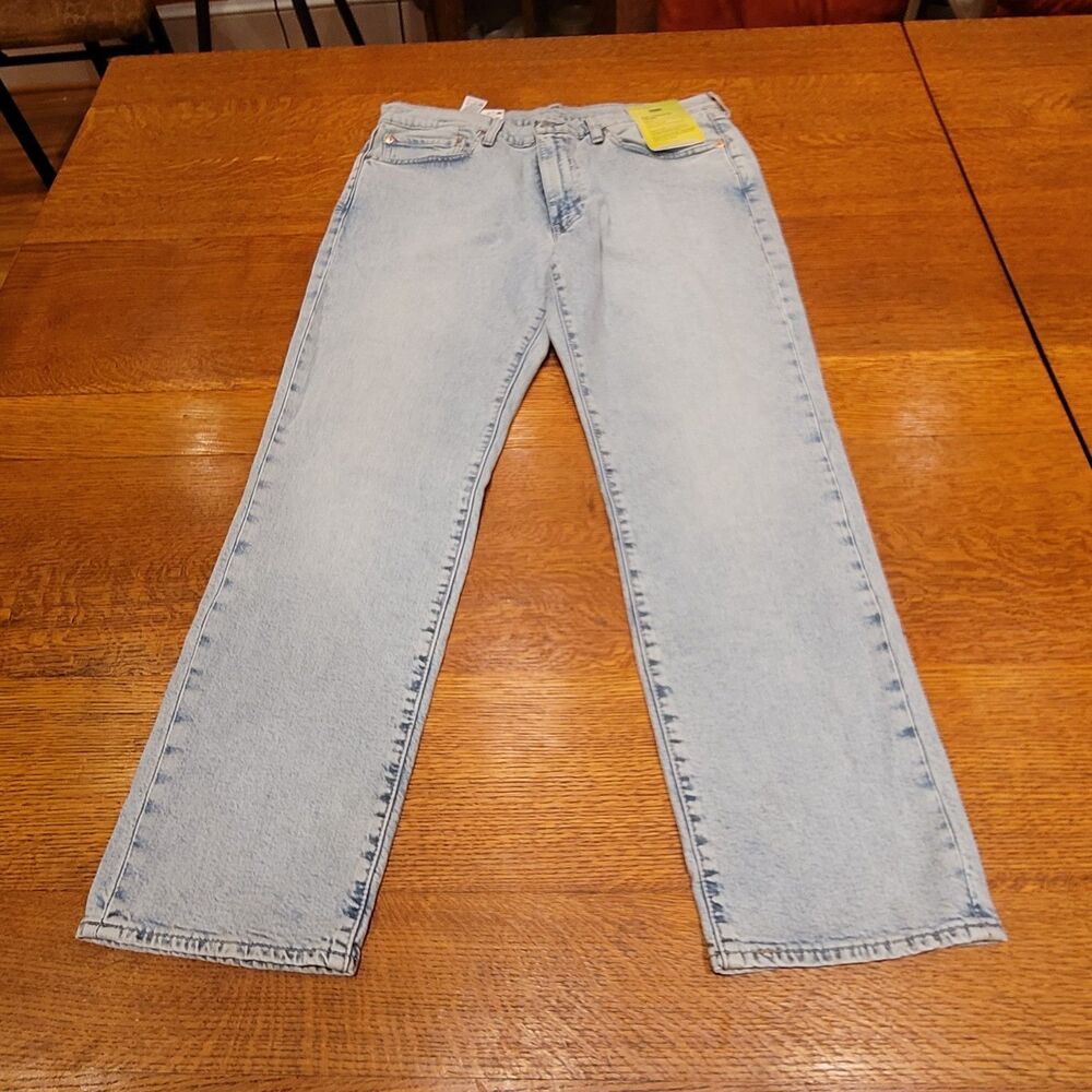 Levis Premium 541 Athletic Taper Flex Mens Jeans Tencell Blue 36x32 NWT